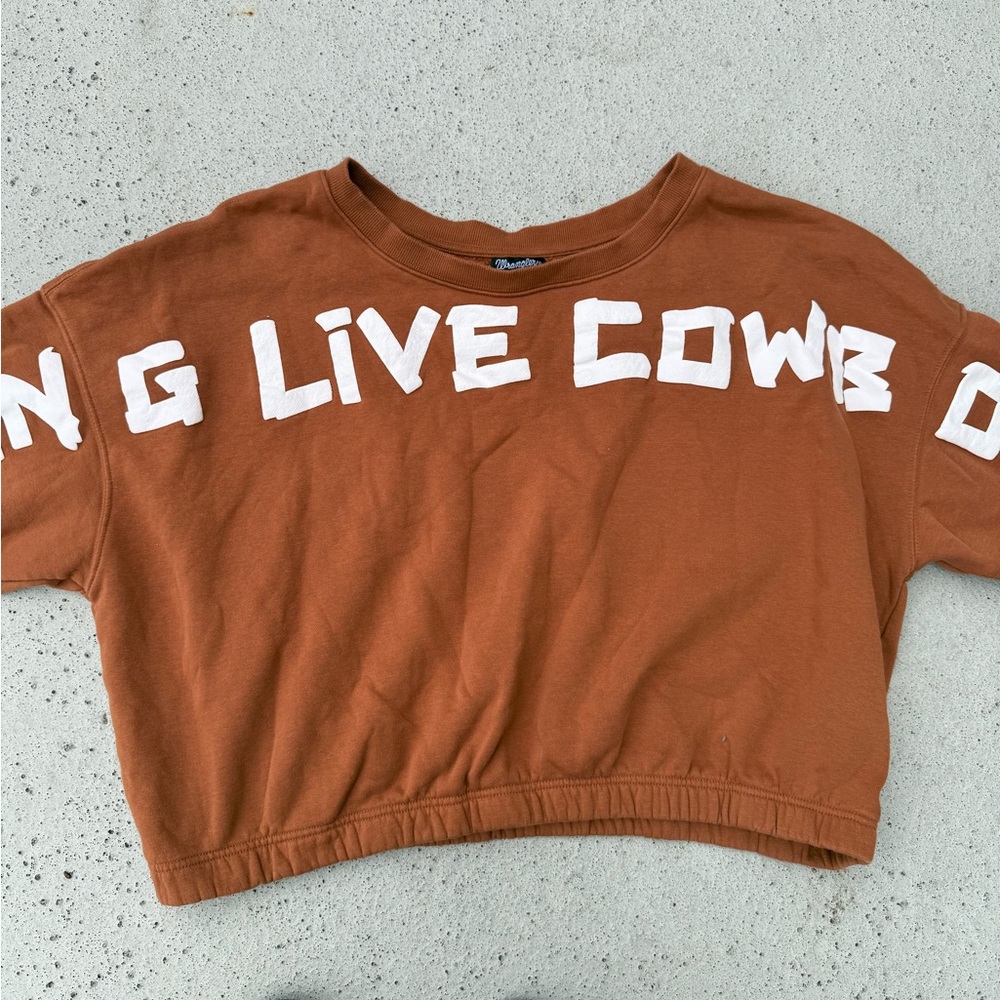 Wrangler Retro Women's Cowboys Graphic Long Sleeve Sweatshirt Size 3X